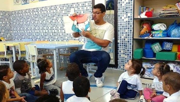 Professores homens na Educacao Infantil Imagem TV PUC Rio