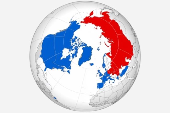 Nacoes parte da OTAN em azul e do Pacto de Varsovia em vermelho Imagem Wikipedia